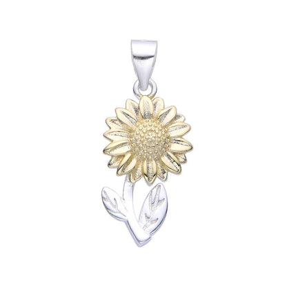 Dije Girasol 1,8cm - Plata 925