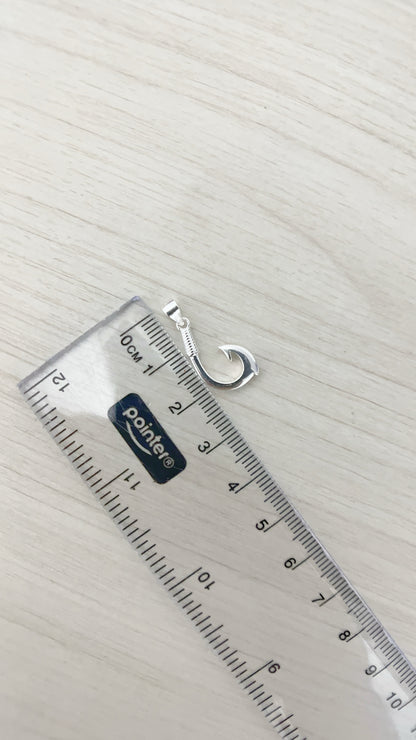 Dije Anzuelo 2cm - Plata 925