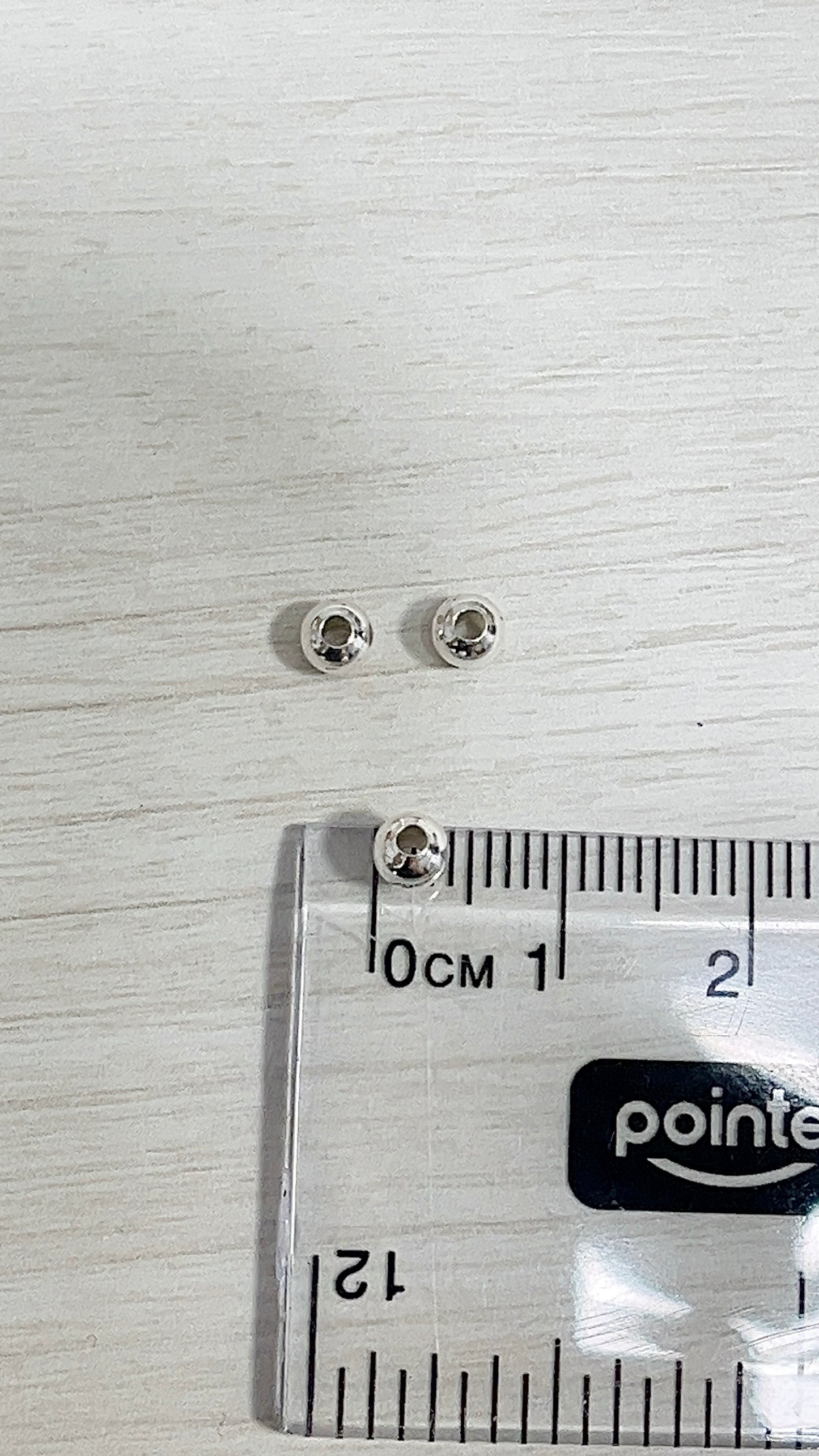 Balín Liso 4mm - Plata 925