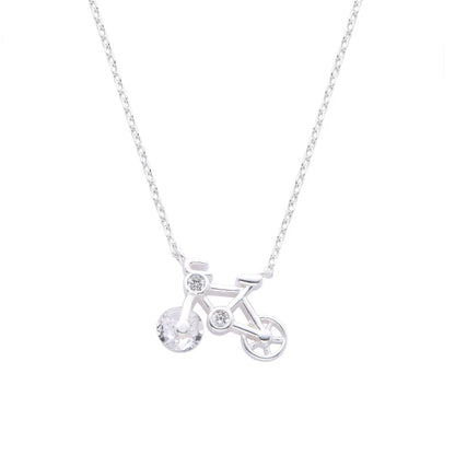 Gargantilla Bicicleta 45cm Ajustable - Plata 925