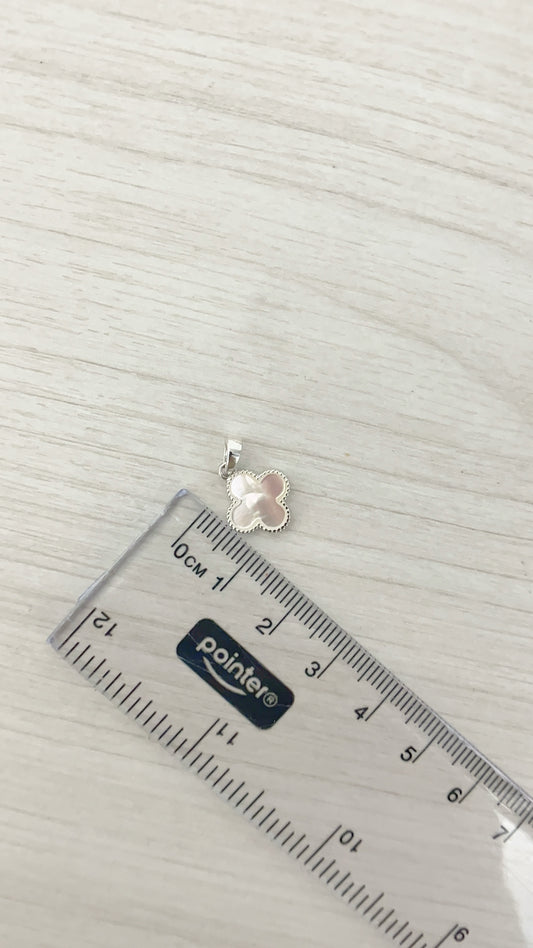 Dijes Flor Nacarada 1,1cm - Plata 925