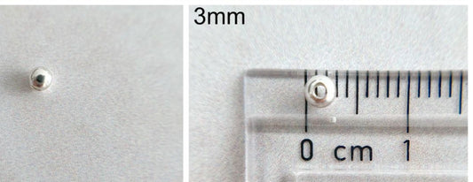 Balines 3mm Plata 925