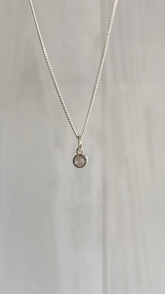 Cadenas Dije Punto de Luz - Plata 925