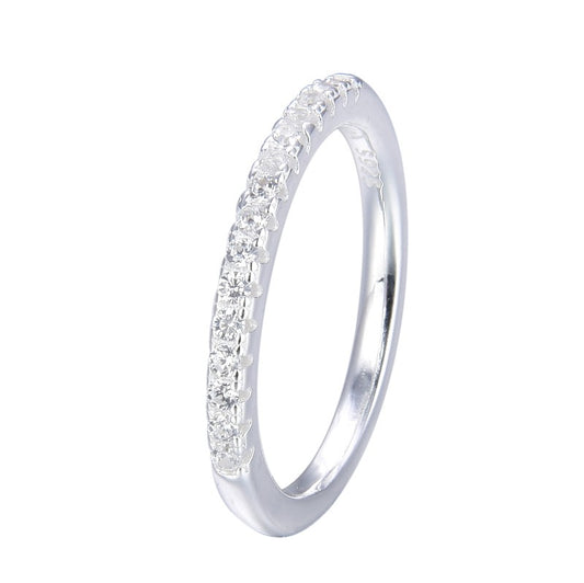 Anillo Cristales Plata 925