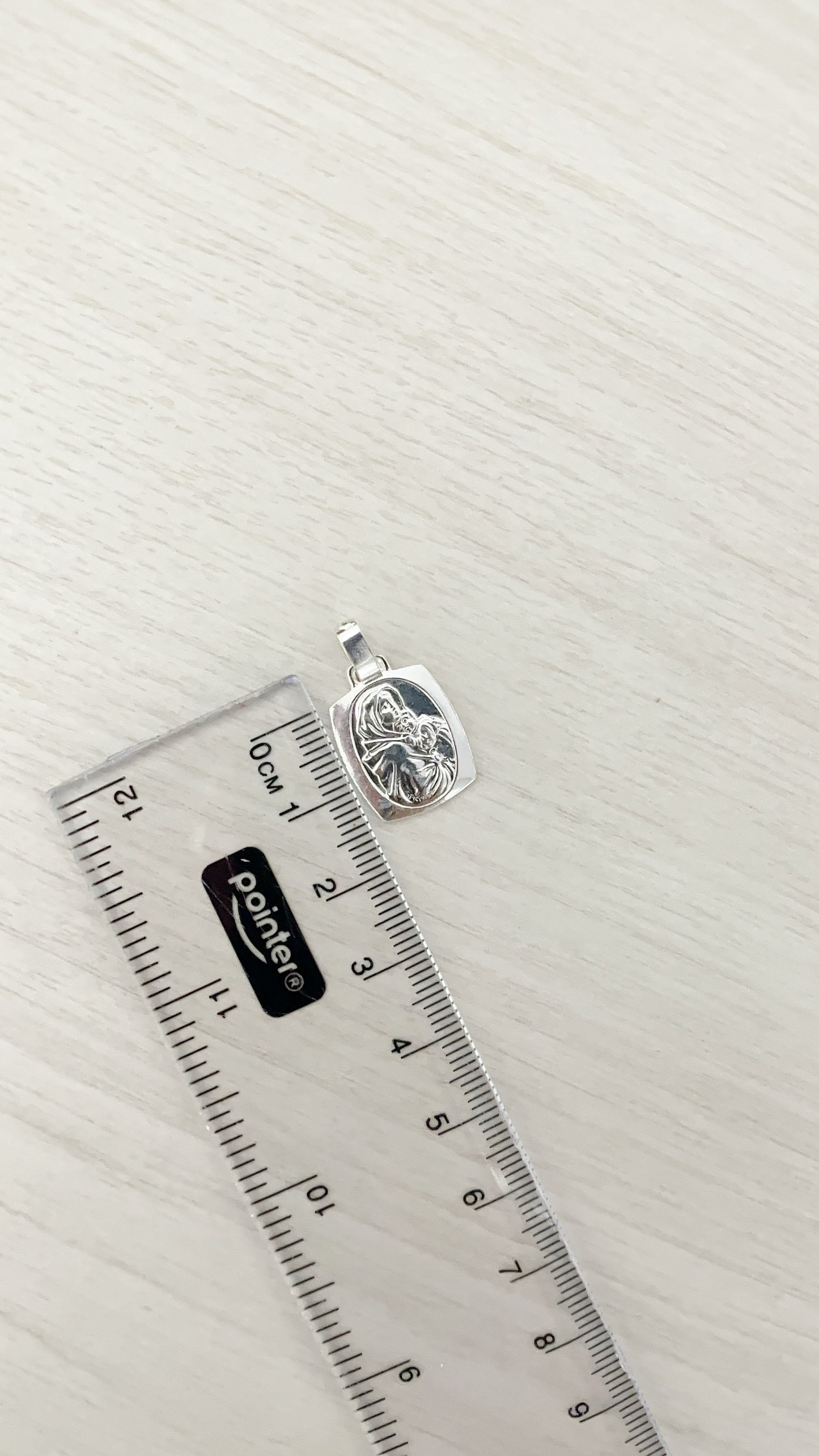 Medalla Jesús o Virgen del Carmen 1,6cm - Plata 925