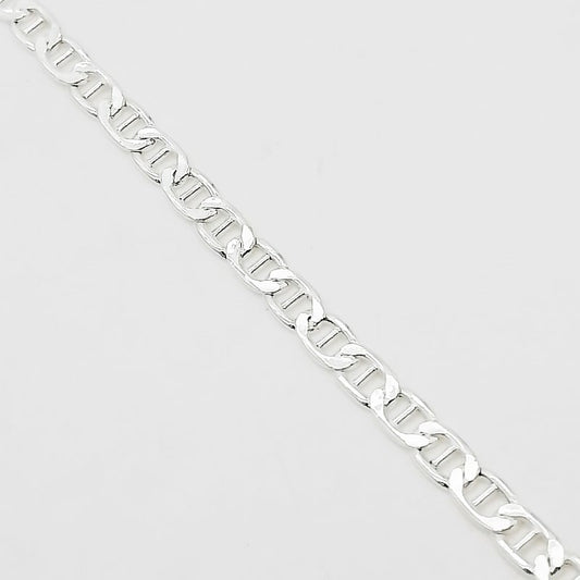 Pulsera tejido Gucci 20cm 3mm - Plata 925