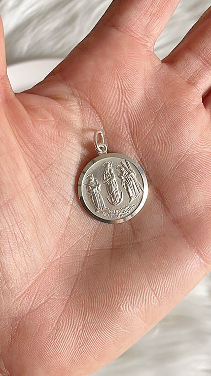 Dije Virgen de Chiquinquira 2,1cm - Plata 925