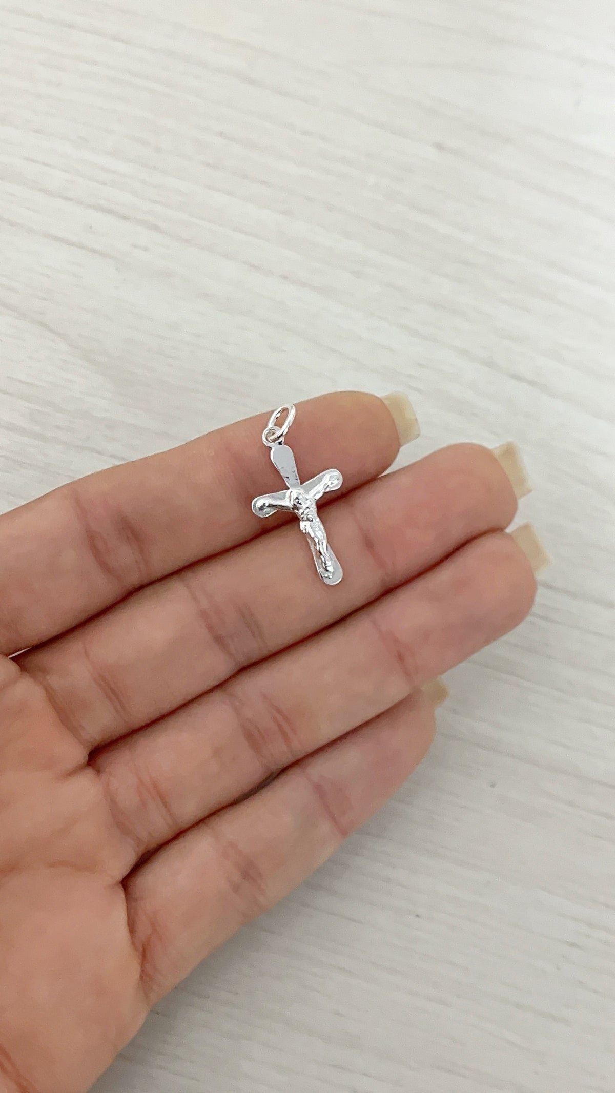 Dije Cristo 2,1cm - Plata 925