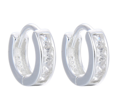 Argollas Cristales - Plata 925