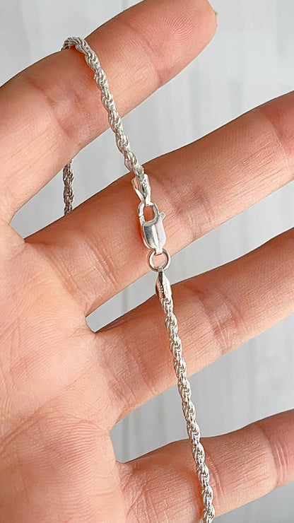 Cadena Cordón San Francisco 60cm - Plata 925