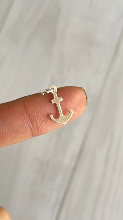 Dije Ancla 1,5cm Plata 925