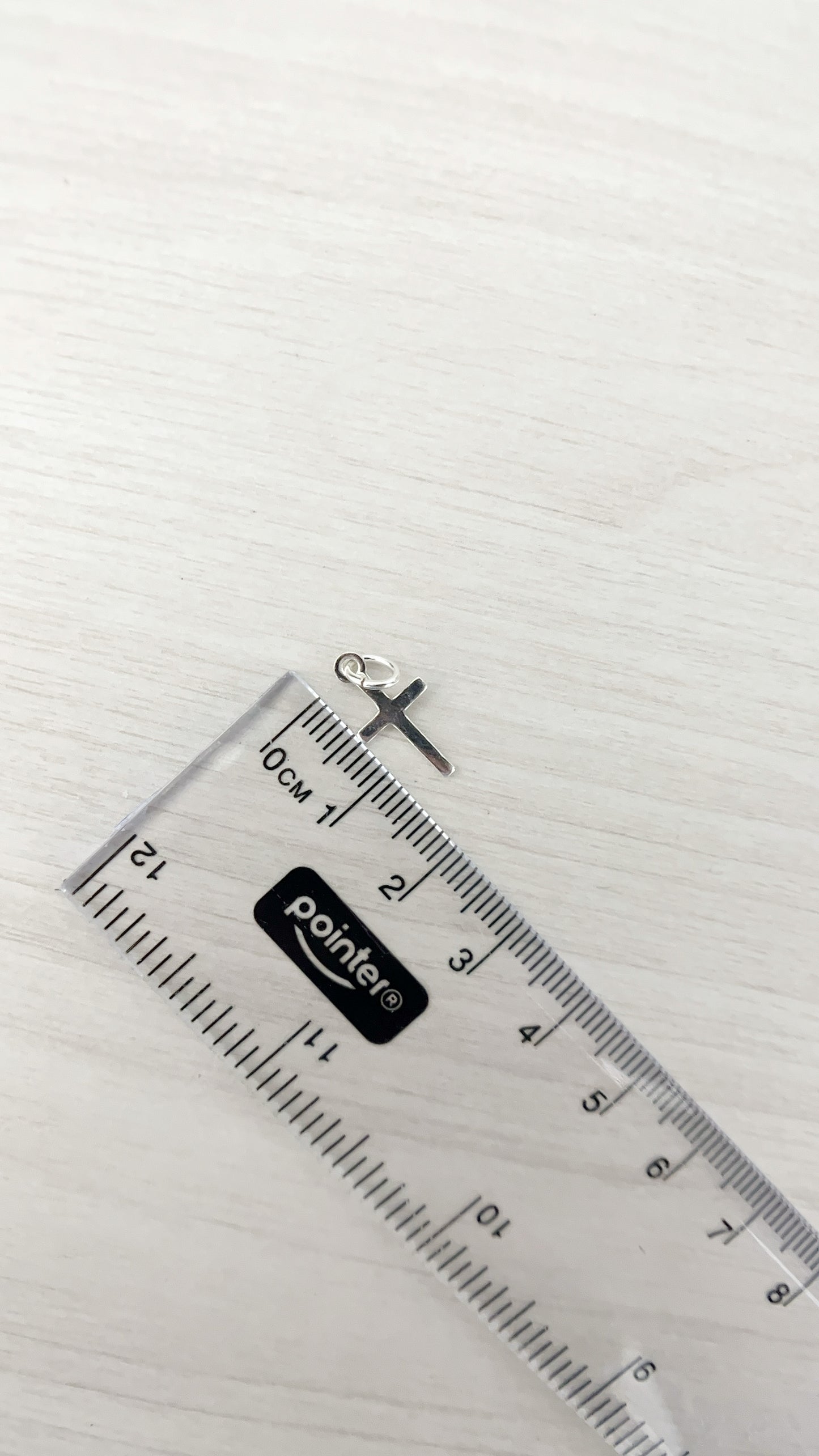 Dije Cruz Pequeña 1,3cm - Plata 925