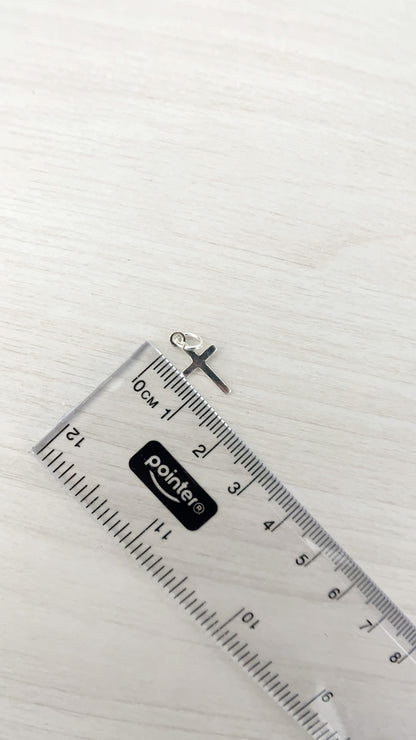 Dije Cruz Pequeña 1,3cm - Plata 925