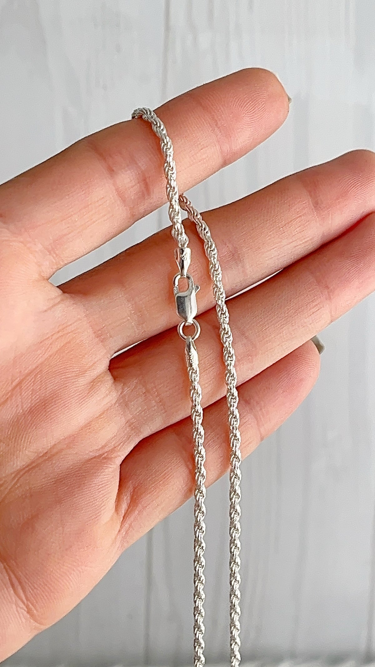 Cadena Cordón San Francisco 60cm - Plata 925