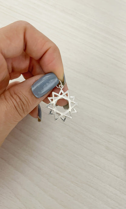 Estrella de 12 Puntas 2,3cm - Plata 925