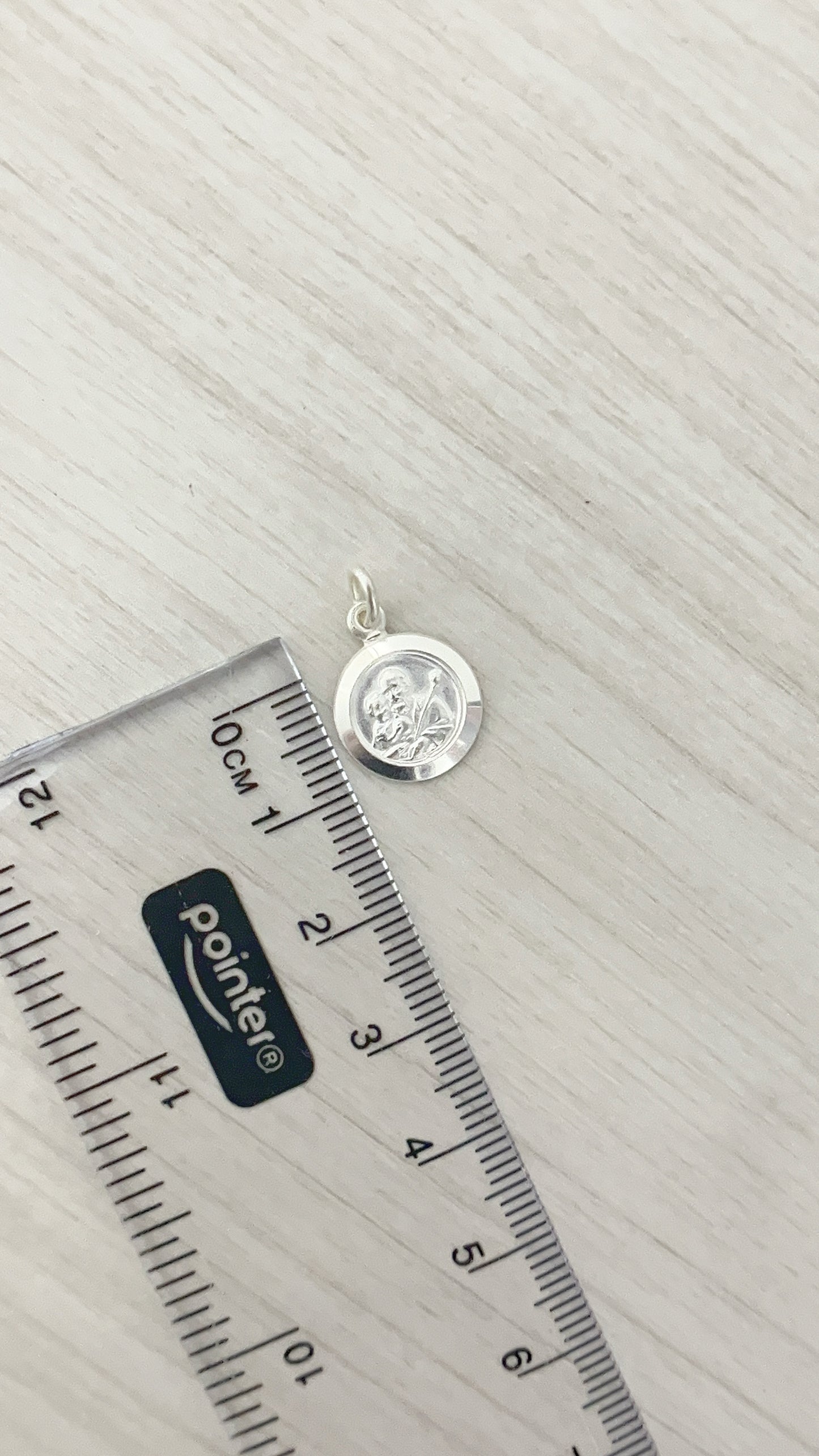 Medalla de  San José 1.2cm - Plata 925