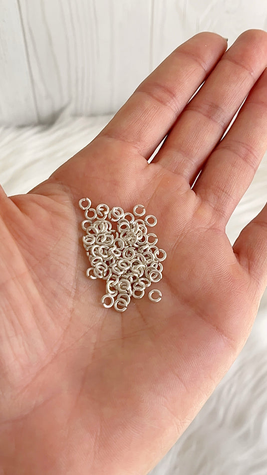 Argollas 4mm - Plata 925