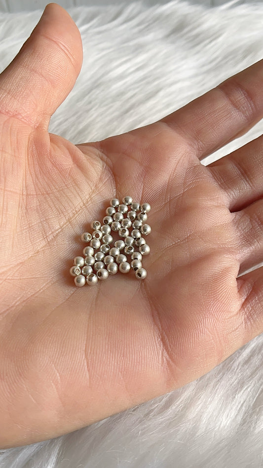 Balín Liso 3mm - Plata 925
