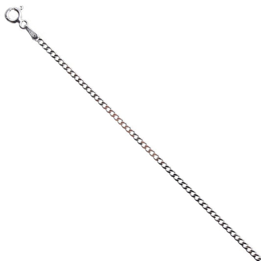Cadena Tejido Grumet 2mm 60cm Plata 925