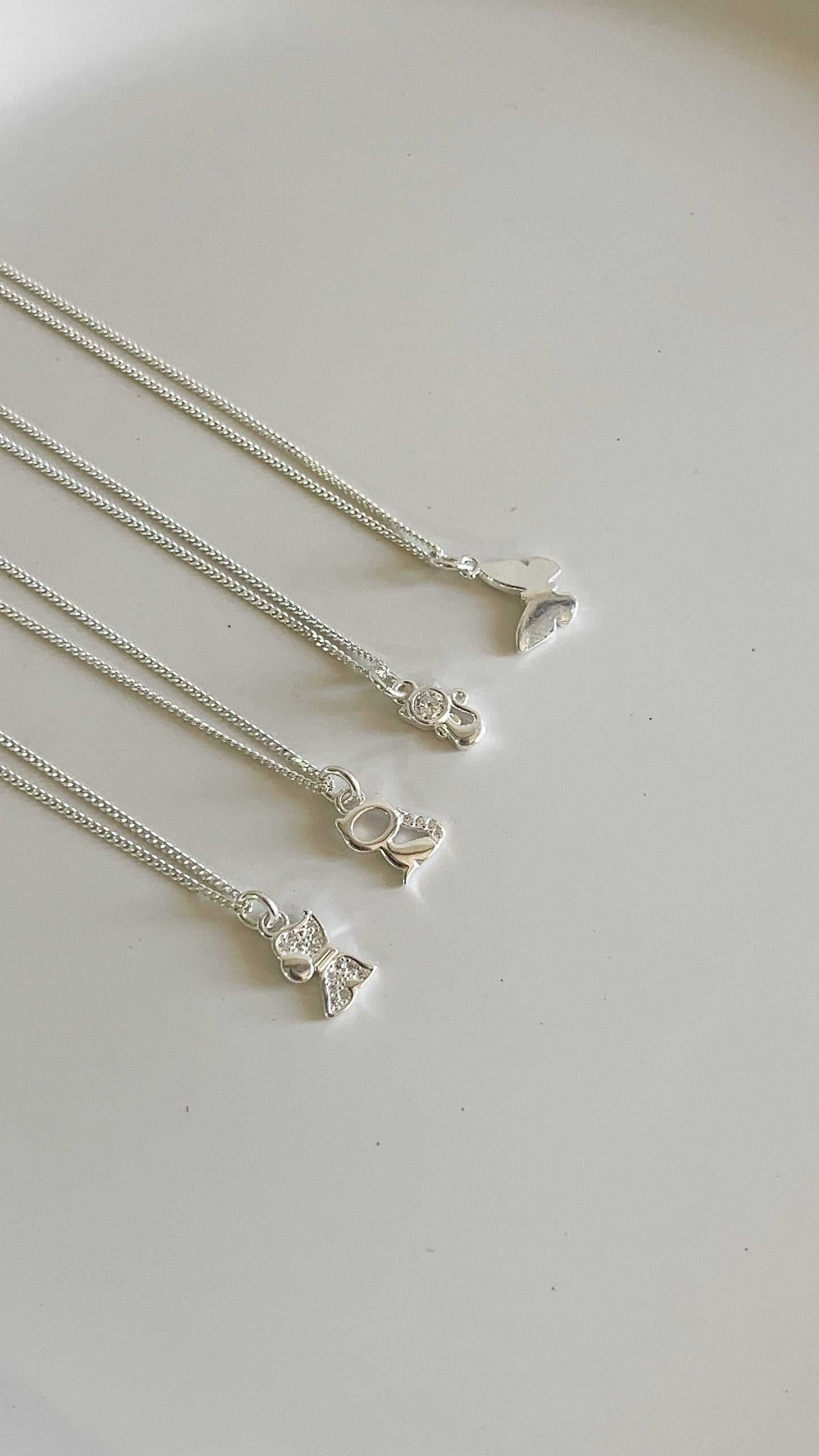 Cadenas 40cm con Dijes - Plata 925