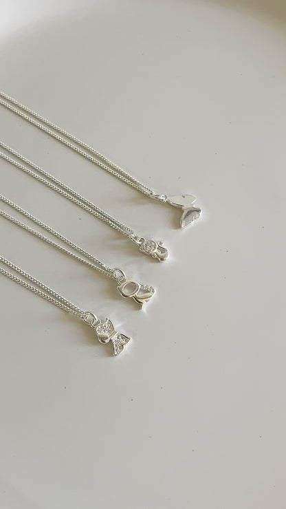 Cadenas 40cm con Dijes - Plata 925