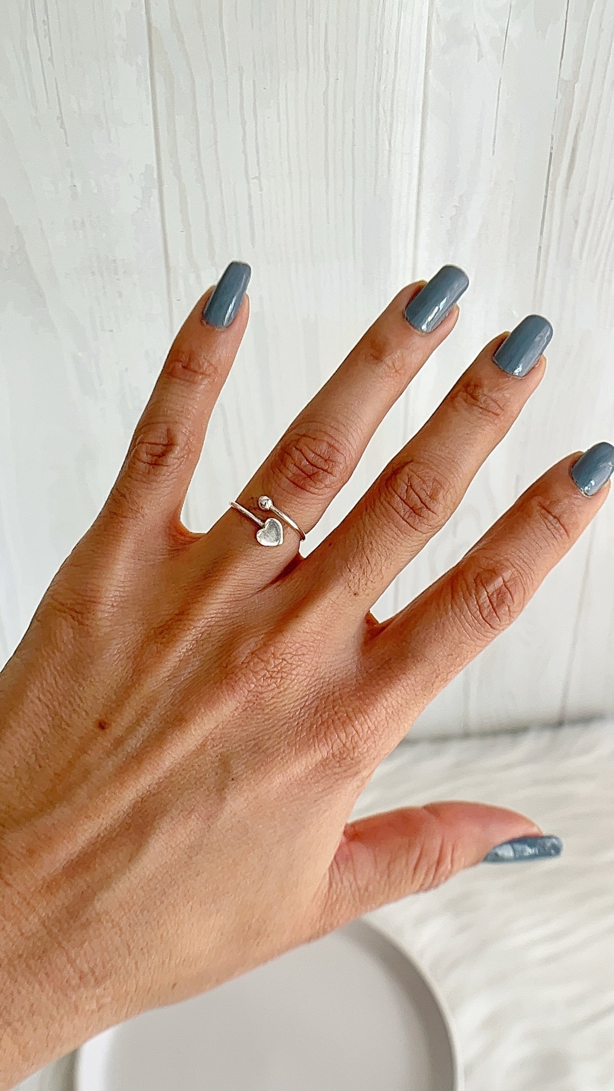 Anillos Corazon Ajustables - Plata 925