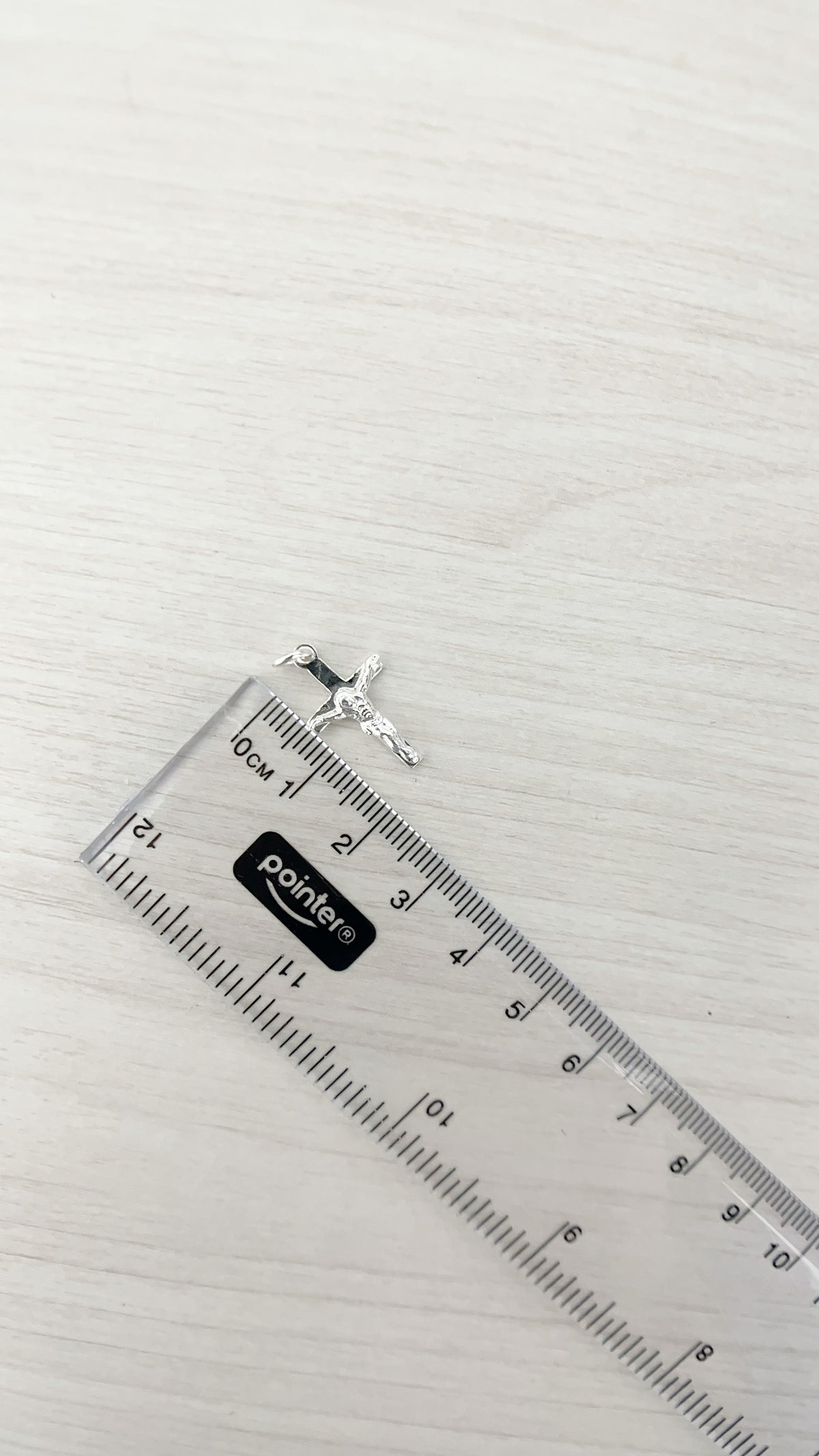 Dije Cristo 2cm  - Plata 925