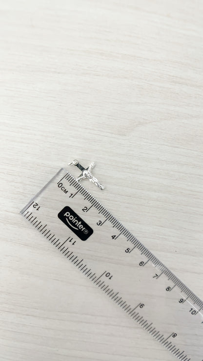 Dije Cristo 2cm  - Plata 925