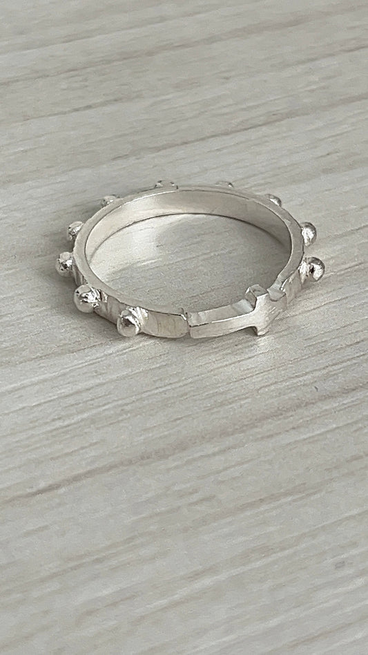 Anillo Denario Plata 925