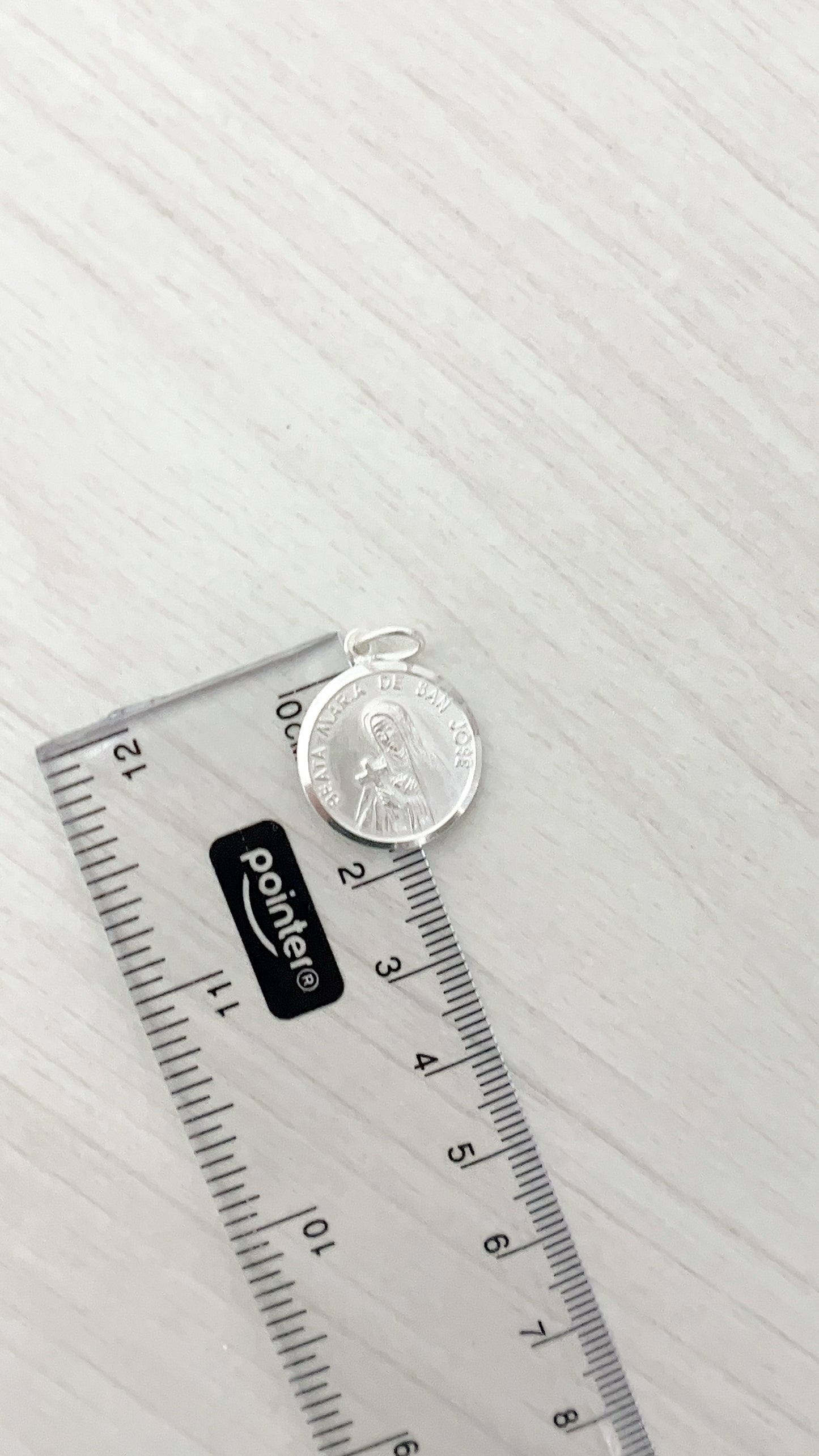 Medalla de María de San José 1,8cm Plata 925