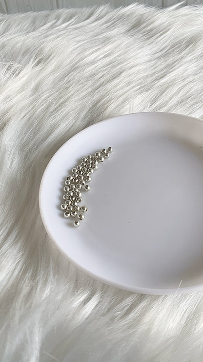 Balín Liso 3mm - Plata 925