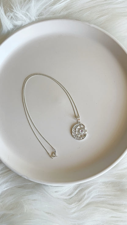 Cadenas Dije Luna y Sol - Plata 925
