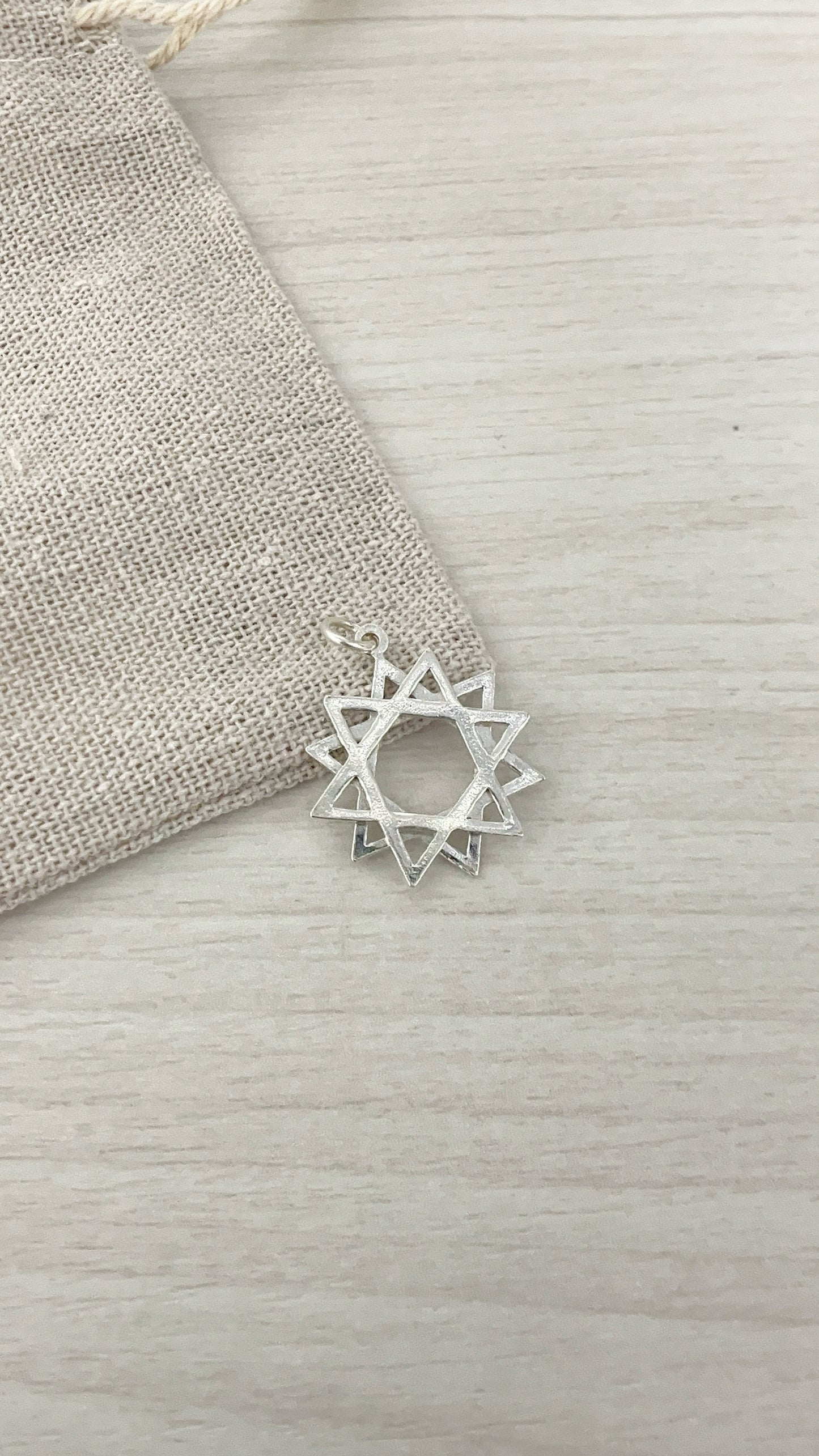 Estrella de 12 Puntas 2,3cm - Plata 925