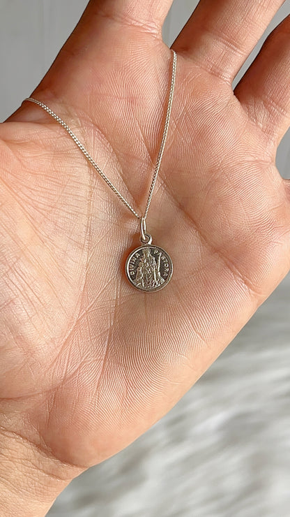 Cadena 40cm  Divina Pastora - Plata 925