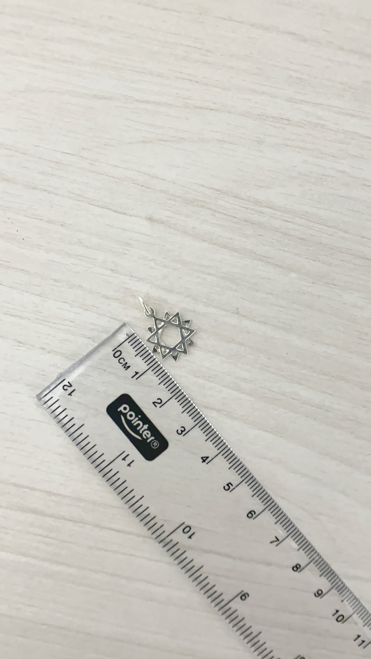 Dije Estrella 12 Puntas 1,5cm - Plata 925