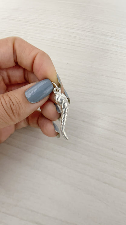 Dije Cachito Rayado 3,2cm Plata 925