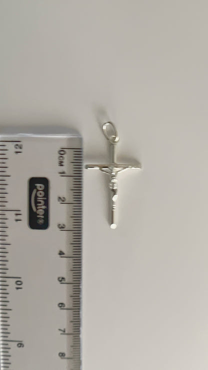 Cristo Tubito 3,2cm Plata 925