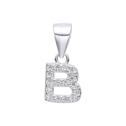 Dije Letras 1cm - Plata 925