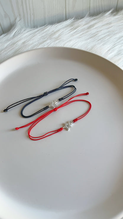 Pulsera Hilo Estrellas - Plata 925