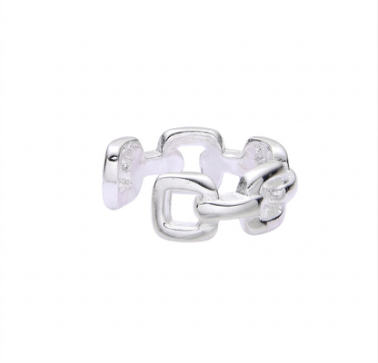 Ear Cuff Eslabones Plata 925