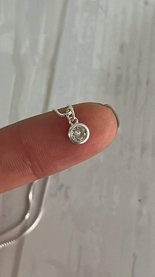 Dije Punto de Luz Plata 925