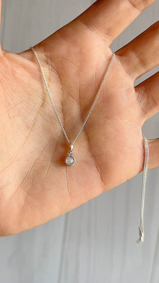 Cadenas Dije Punto de Luz - Plata 925