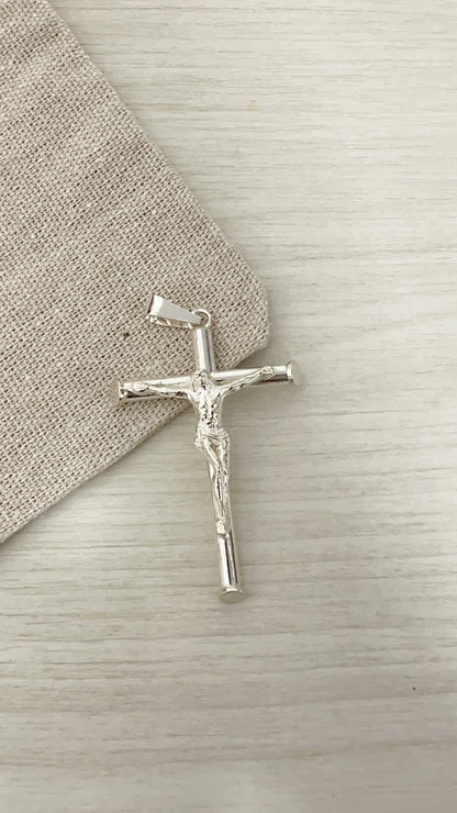 Dije Cristo 5cm - Plata 925