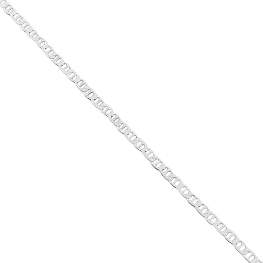 Cadena Tejido Cucci Plano 2mm 45cm Plata 925