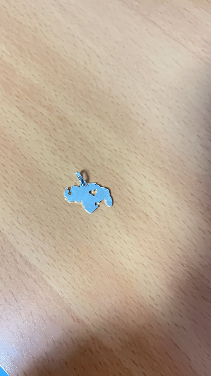 Dije Mapa de Venezuela 1,5cm Plata 925
