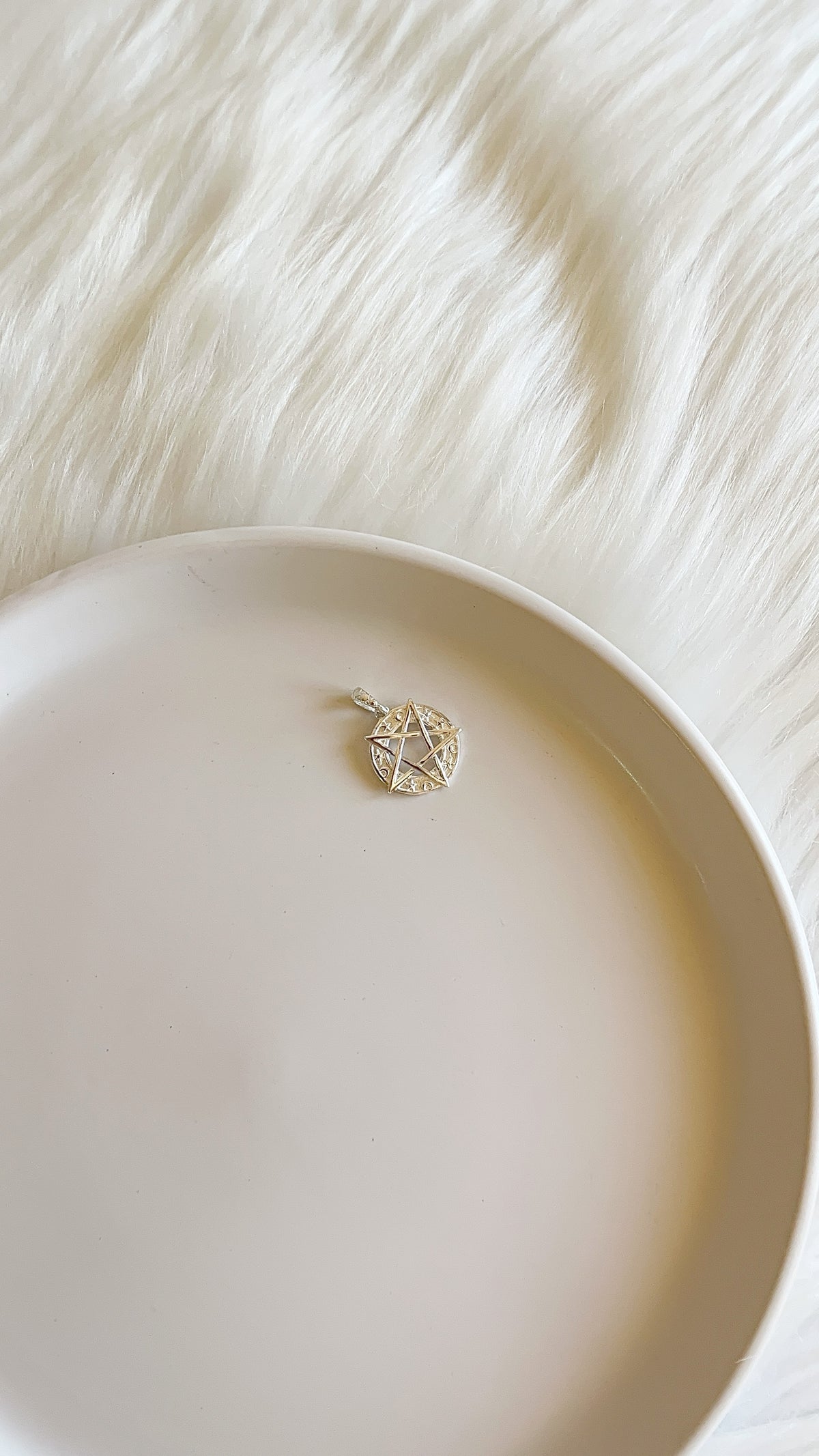 Dije Pentagrama 1,7cm - Plata 925