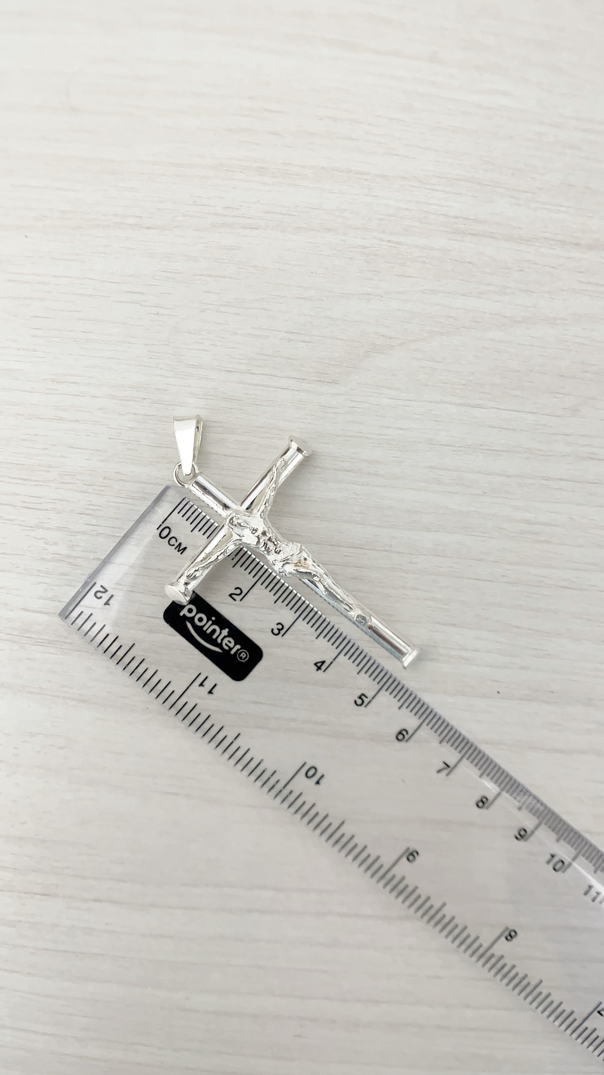 Dije Cristo 5cm - Plata 925