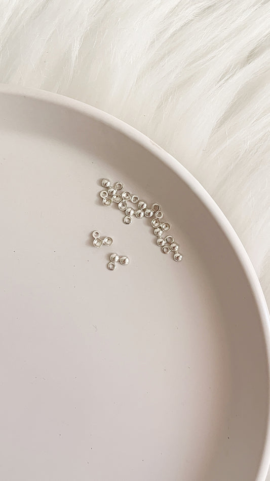 Tapa Nudos 3mm - Plata 925