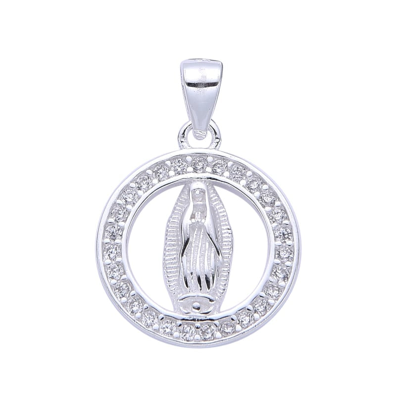 Dije Virgen de Guadalupe Plata 925
