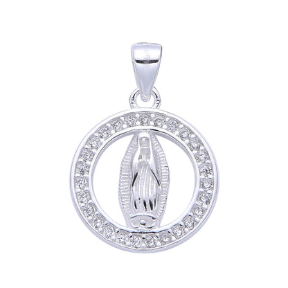 Dije Virgen de Guadalupe Plata 925